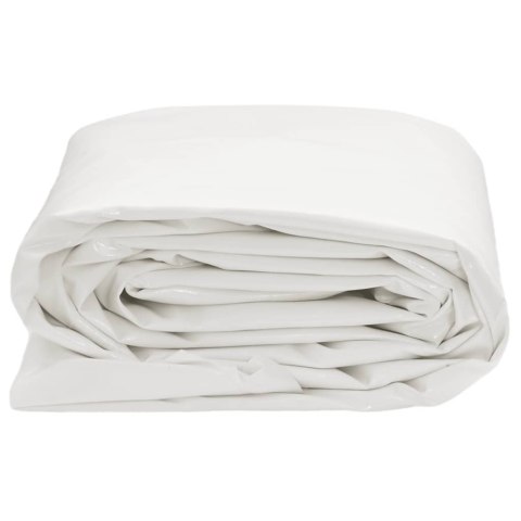 VidaXL Plandeka, biała, 6x8 m, 650 g/m²
