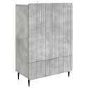 VidaXL Bufet Betonowy szary 66 x 34,5 x 97 cm Drewno inżynieryjne
