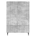 VidaXL Bufet Betonowy szary 66 x 34,5 x 97 cm Drewno inżynieryjne