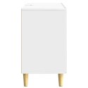 VidaXL Bufet Biały wysoki połysk 89 x 34,5 x 60 cm Drewno inżynieryjne