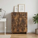 VidaXL Bufet Dąb wędzony 66 x 34,5 x 90 cm Drewno inżynieryjne