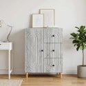 VidaXL Bufet Szary Sonoma 66 x 34,5 x 90 cm Drewno inżynieryjne