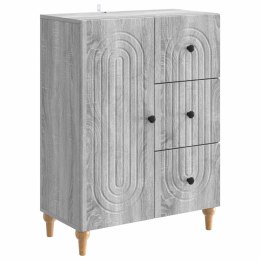 VidaXL Bufet Szary Sonoma 66 x 34,5 x 90 cm Drewno inżynieryjne