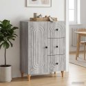 VidaXL Bufet Szary Sonoma 66 x 34,5 x 90 cm Drewno inżynieryjne