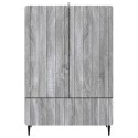 VidaXL Bufet Szary Sonoma 66 x 34,5 x 97 cm Drewno inżynieryjne