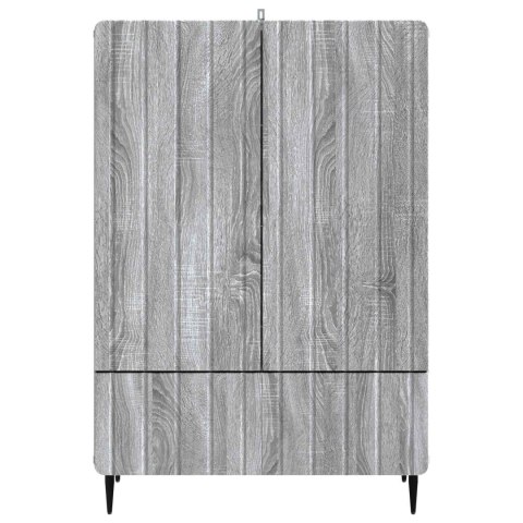 VidaXL Bufet Szary Sonoma 66 x 34,5 x 97 cm Drewno inżynieryjne