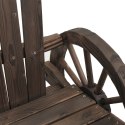 VidaXL Krzesła bujane Adirondack, 2 szt., lite drewno jodłowe