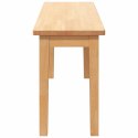 VidaXL Ławka 110 cm Drewno lite Guma