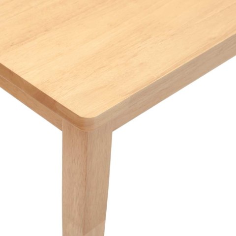 VidaXL Ławka 110 cm Drewno lite Guma