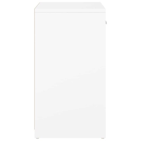 VidaXL Ławka z miejscem na buty, biała, 94,5x31x57 cm