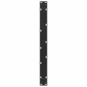 VidaXL Nogi do stolika kawowego w kształcie litery U 2 szt. Czarne 60x(42-43) cm Stal
