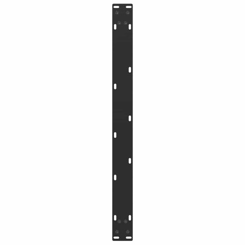 VidaXL Nogi do stolika kawowego w kształcie litery U 2 szt. Czarne 60x(42-43) cm Stal