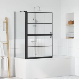 VidaXL Ścianka prysznicowa do kąpieli 80 x 68 x 128 cm szkło hartowane