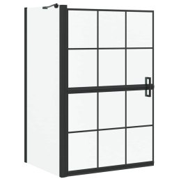 VidaXL Ścianka prysznicowa do kąpieli 80 x 68 x 128 cm szkło hartowane