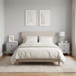 VidaXL Szafka Nocna 2 szt. Betonowy szary 43 x 34,5 x 48 cm
