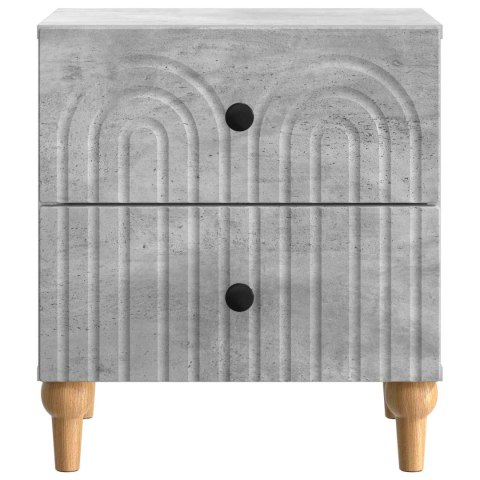 VidaXL Szafka Nocna 2 szt. Betonowy szary 43 x 34,5 x 48 cm
