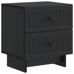 VidaXL Szafka Nocna Czarny 43 x 34,5 x 47,5 cm Drewno inżynieryjne