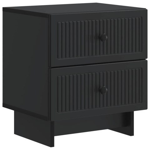 VidaXL Szafka Nocna Czarny 43 x 34,5 x 47,5 cm Drewno inżynieryjne