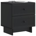 VidaXL Szafka Nocna Czarny 43 x 34,5 x 47,5 cm Drewno inżynieryjne