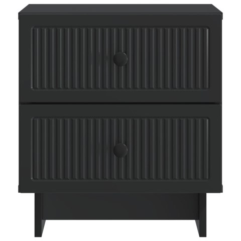 VidaXL Szafka Nocna Czarny 43 x 34,5 x 47,5 cm Drewno inżynieryjne