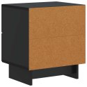 VidaXL Szafka Nocna Czarny 43 x 34,5 x 47,5 cm Drewno inżynieryjne