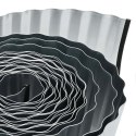 Vidaxl Krawędź Trawnikowa Srebrny 1000 x 15 x 0.03 cm Stal ocynkowana