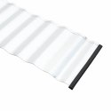Vidaxl Krawędź Trawnikowa Srebrny 1000 x 25 x 0,03 cm