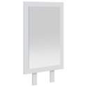 Vidaxl Lustro FAUSKE Biały 43 x 3,5 x 77 cm Prostokątny