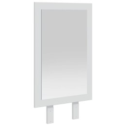 Vidaxl Lustro FAUSKE Biały 43 x 3,5 x 77 cm Prostokątny