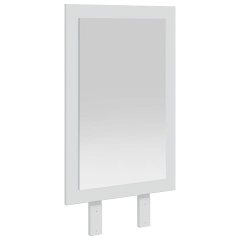 Vidaxl Lustro FAUSKE Biały 43 x 3,5 x 77 cm Prostokątny