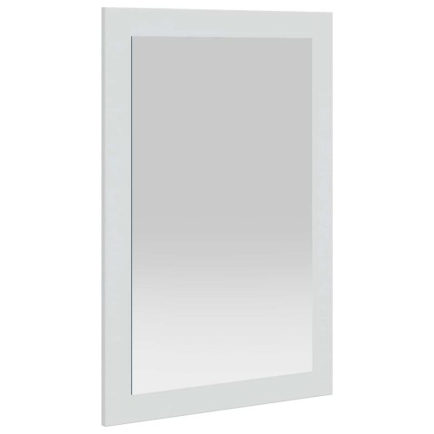 Vidaxl Lustro FAUSKE Biały 43 x 3,5 x 77 cm Prostokątny