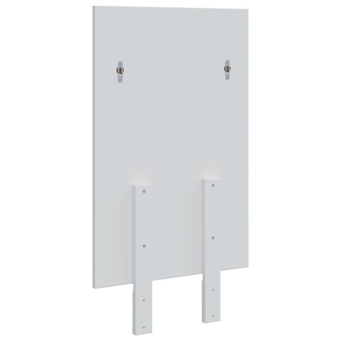 Vidaxl Lustro FAUSKE Biały 43 x 3,5 x 77 cm Prostokątny