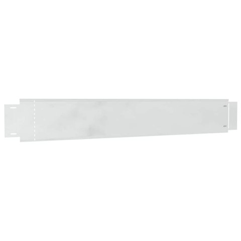 Vidaxl Płot trawnika Kolor galwanizowany 100 x 14 x 0,07 cm