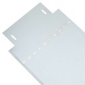 Vidaxl Płot trawnika Kolor galwanizowany 100 x 14 x 0,07 cm