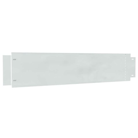 Vidaxl Płot trawnika Kolor galwanizowany 100 x 20 x 0.07 cm