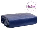 VidaXL Plandeka, niebieska, 4x7 m, 650 g/m²