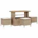 VidaXL Zestaw Sof na Ogród 13 szt. 12-Liczba miejsc Beżowy i kremowy