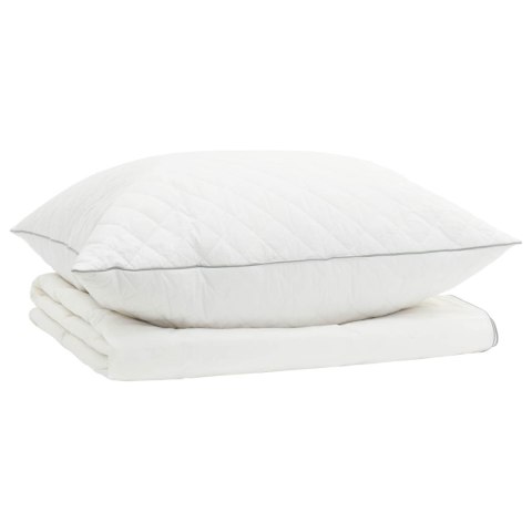 VidaXL Zestaw kołdry 90% z gęsiego puchu FULDA 2 szt. 137 x 200 cm