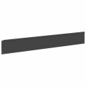 VidaXL Krawężnik do trawnika 20 szt. 100 x 15 cm Stal Czarny