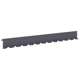 VidaXL Krawężnik do trawnika 20 szt. 102 x 10 x 4 cm Stal antracytowy