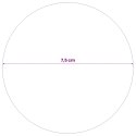 VidaXL Kula lustro 6 szt. Ø 7,5 cm srebrny Stal nierdzewna 201