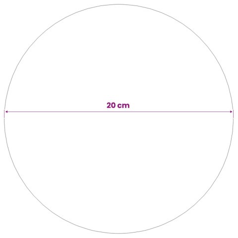 VidaXL Kula lustro Ø 20 cm srebrny Stal nierdzewna 201