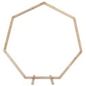 ŁUK ŚLUBNY JASNY BRĄZ 221 X 92 X 216 CM LITE DREWNO SOSNOWE