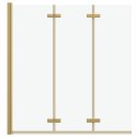 OSŁONA PRYSZNICOWA ZŁOTY 130X138CM SZKŁO ESG I ALUMINIUM