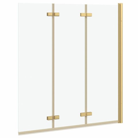 OSŁONA PRYSZNICOWA ZŁOTY 130X138CM SZKŁO ESG I ALUMINIUM