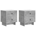 VidaXL Szafka Nocna 2 szt. Betonowy szary 43 x 34,5 x 47,5 cm