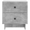 VidaXL Szafka Nocna 2 szt. Betonowy szary 43 x 34,5 x 47,5 cm