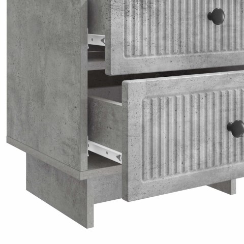 VidaXL Szafka Nocna 2 szt. Betonowy szary 43 x 34,5 x 47,5 cm