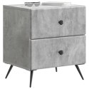 VidaXL Szafka Nocna 2 szt. Betonowy szary 43 x 34,5 x 47,5 cm