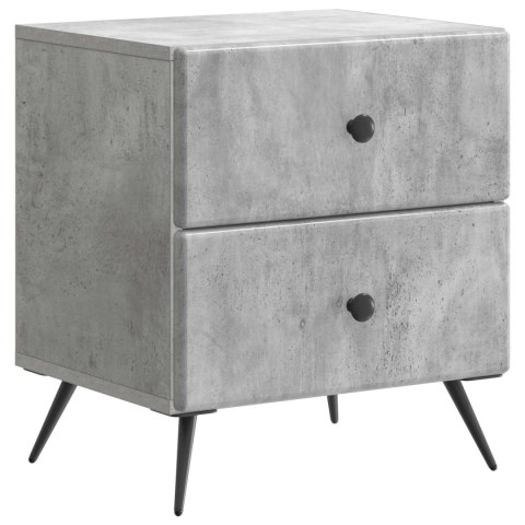 VidaXL Szafka Nocna 2 szt. Betonowy szary 43 x 34,5 x 47,5 cm